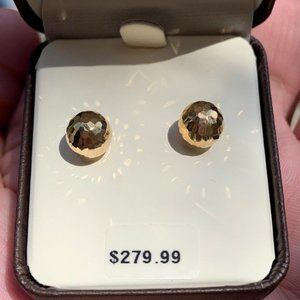 14k Yellow Gold Stud Earrings